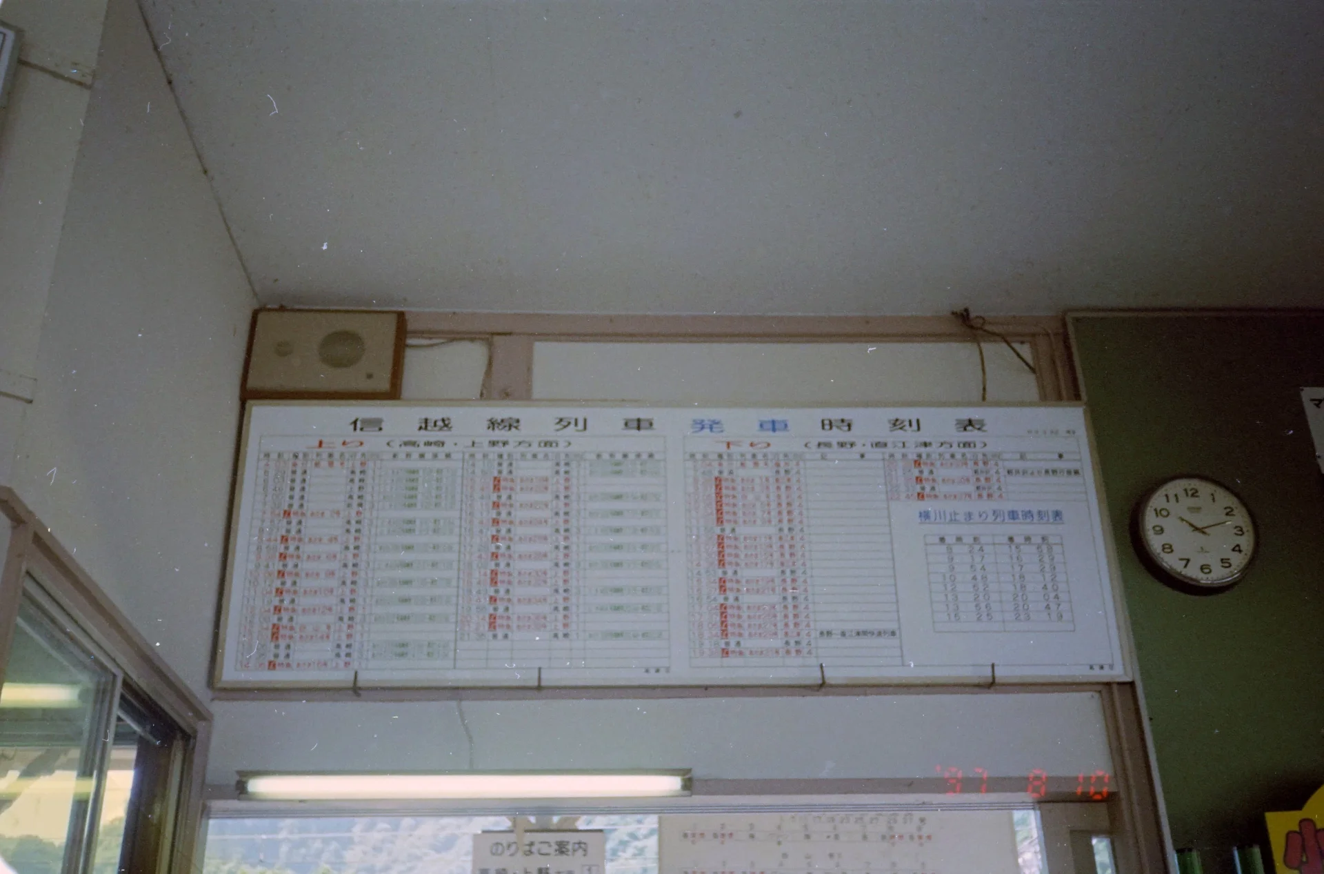 碓氷峠 1997年8月10日