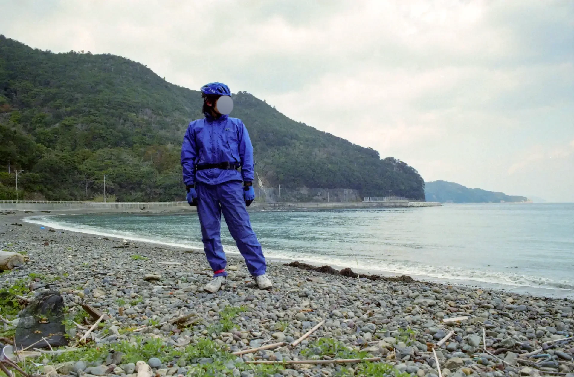 鶴見町の海岸 記念写真