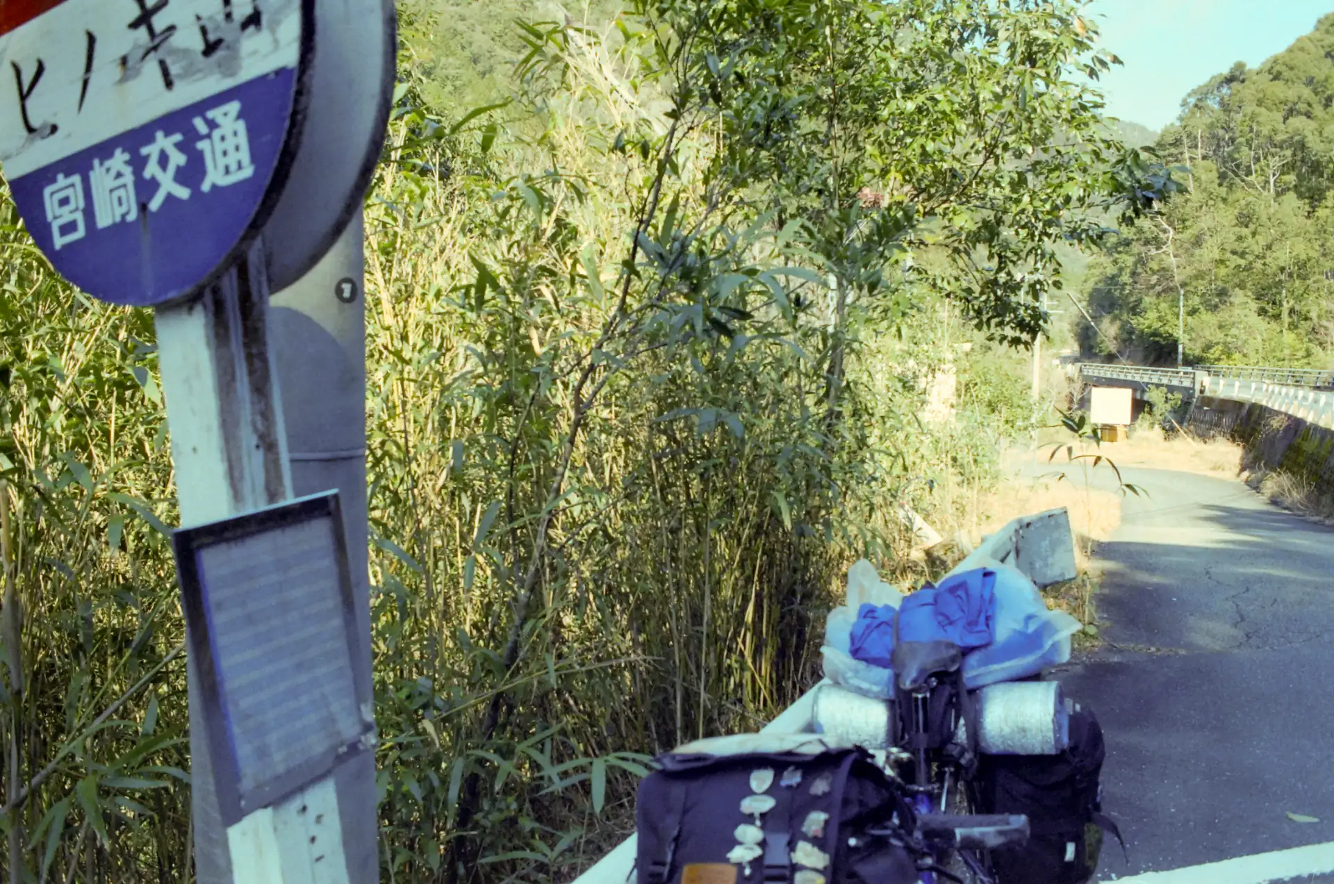 桧山林道の入り口あたり