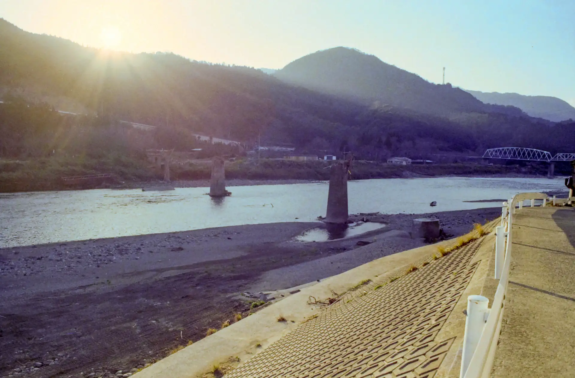 2005年の台風被害を受けたばかりの高千穂鉄道