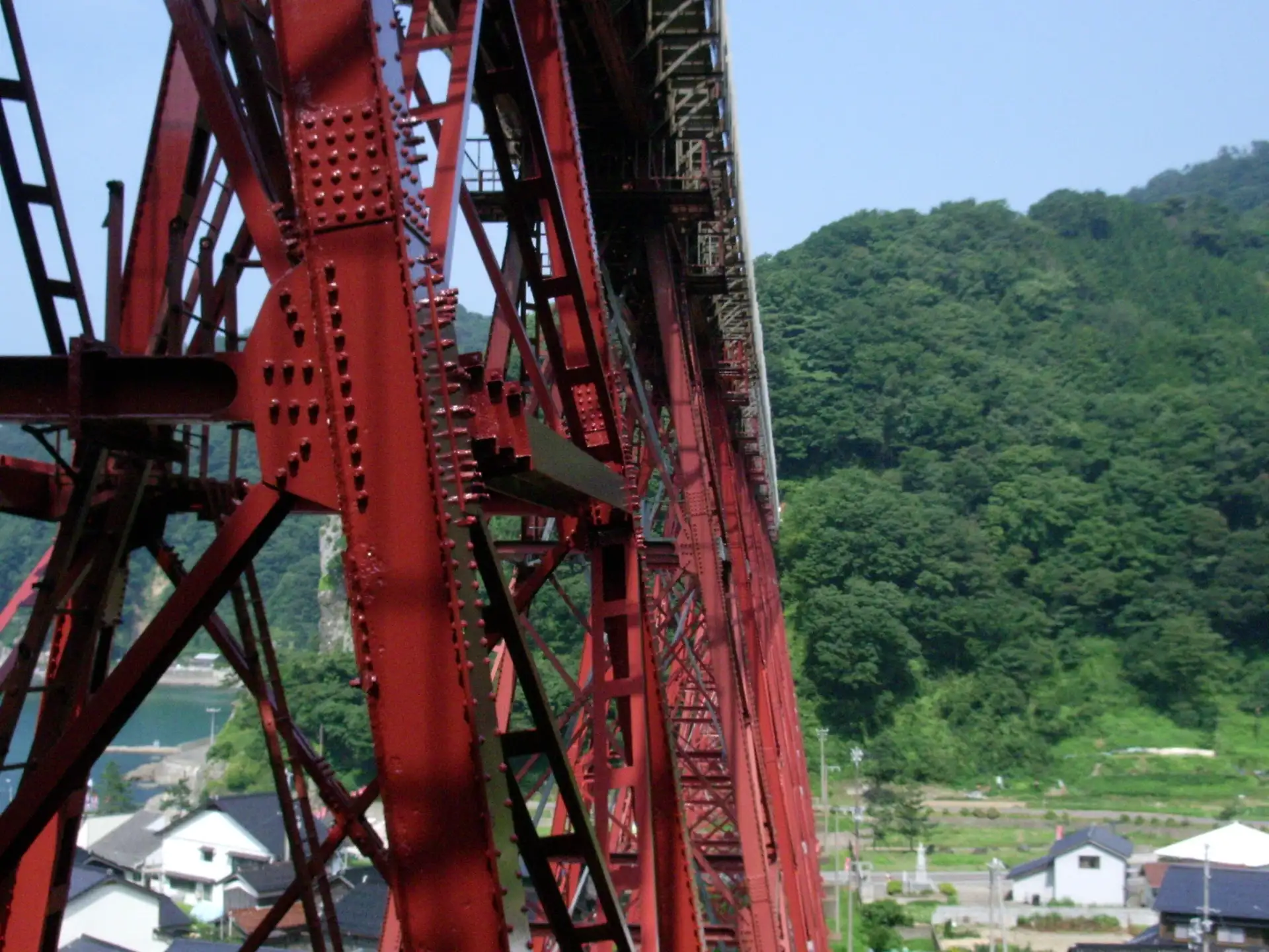 余部鉄橋の橋脚
