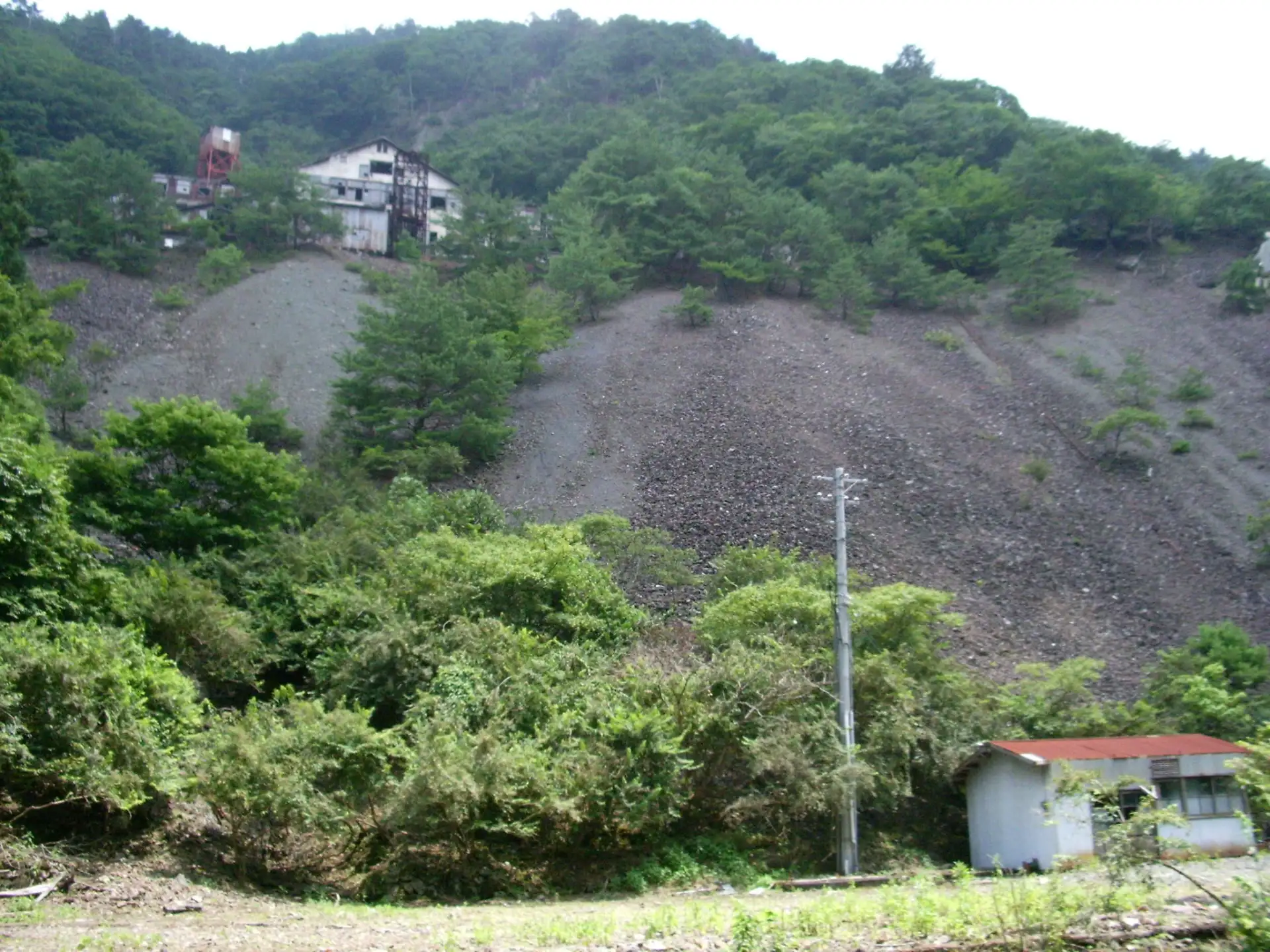 明延鉱山の跡地