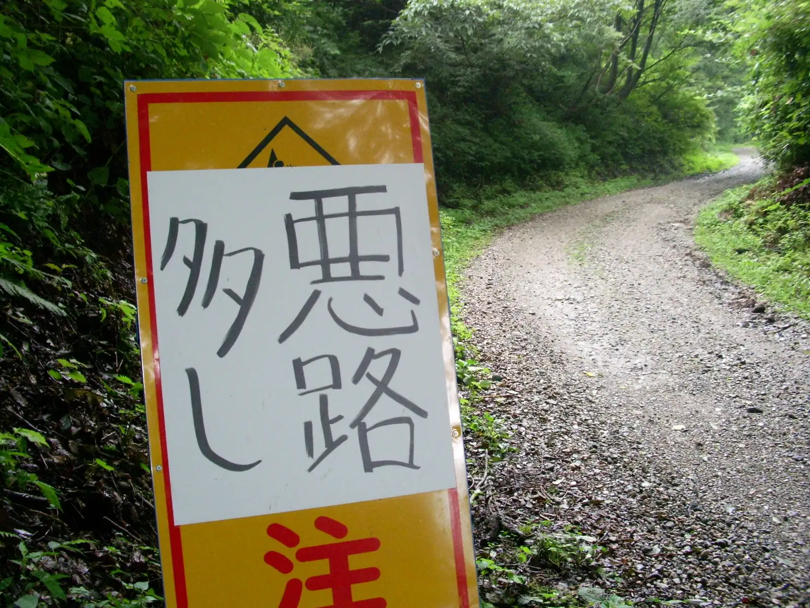 氷ノ山のダート林道