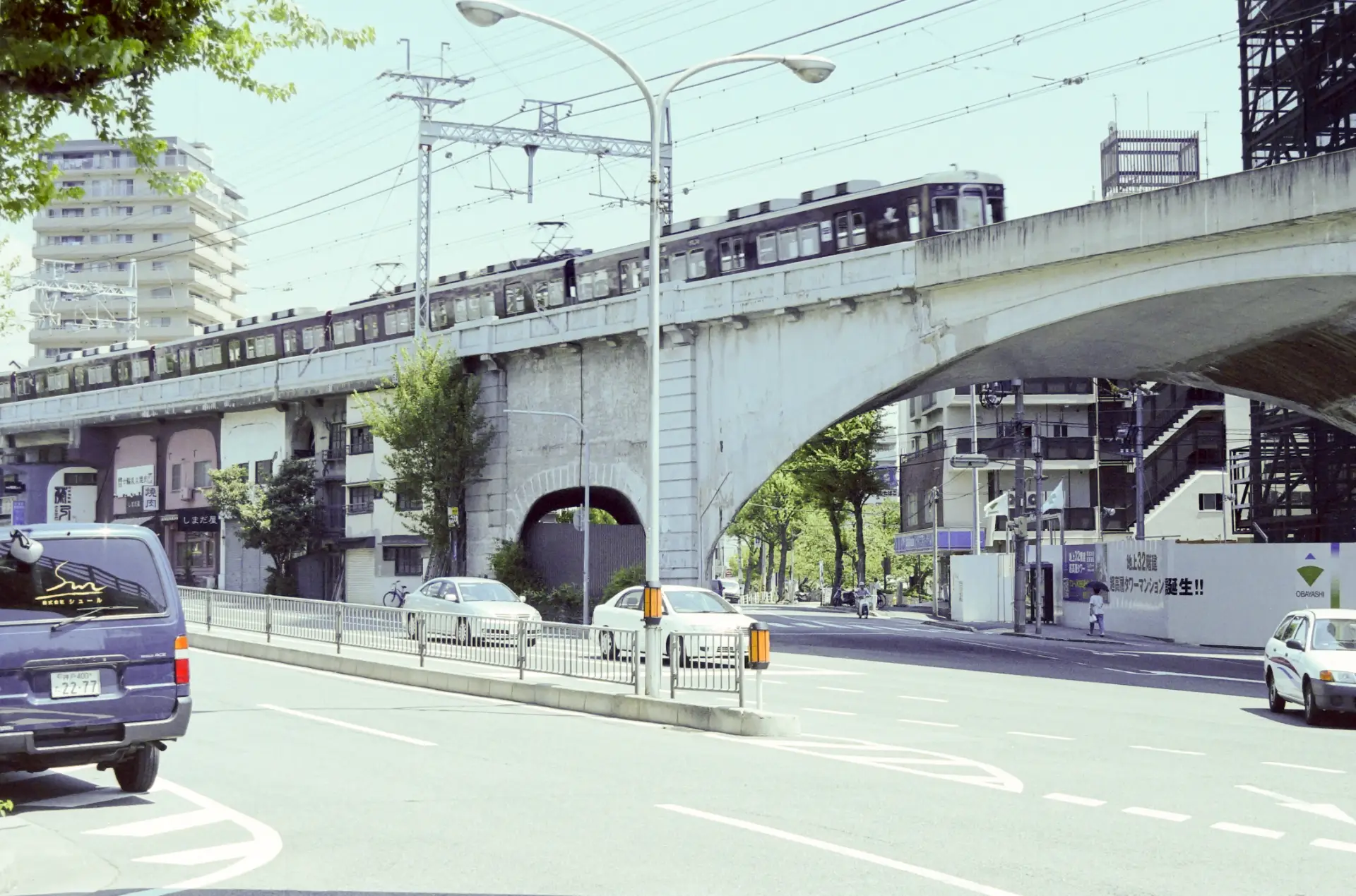 阪急王子公園駅付近