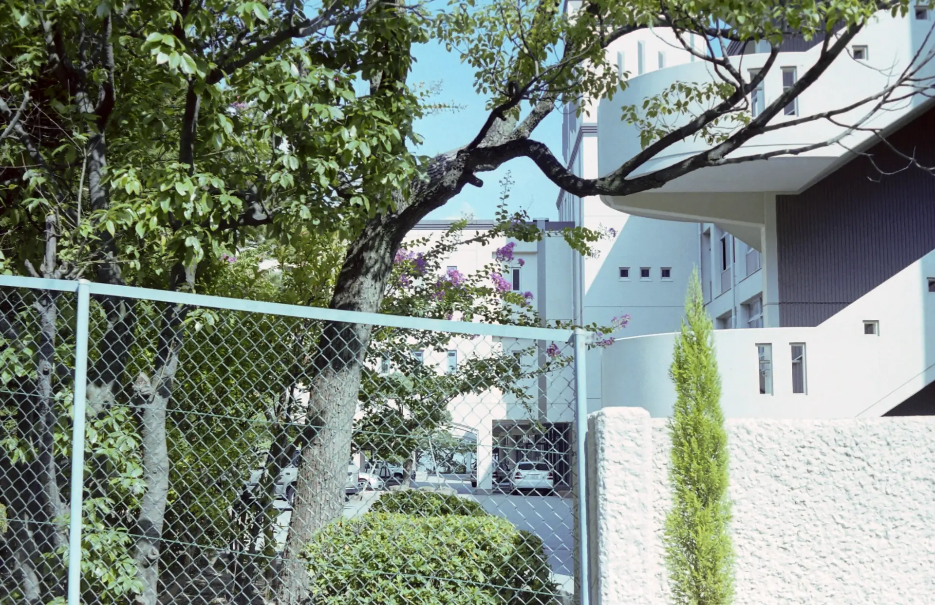 西宮北高校の外階段