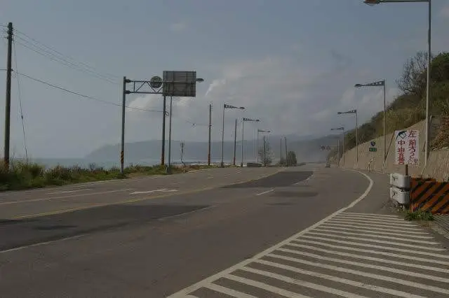 大武駅近くの道