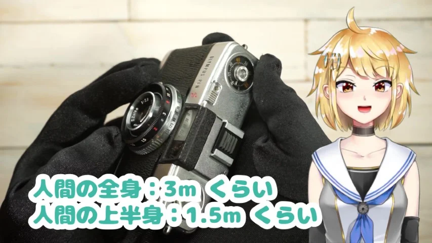 人間を撮る距離