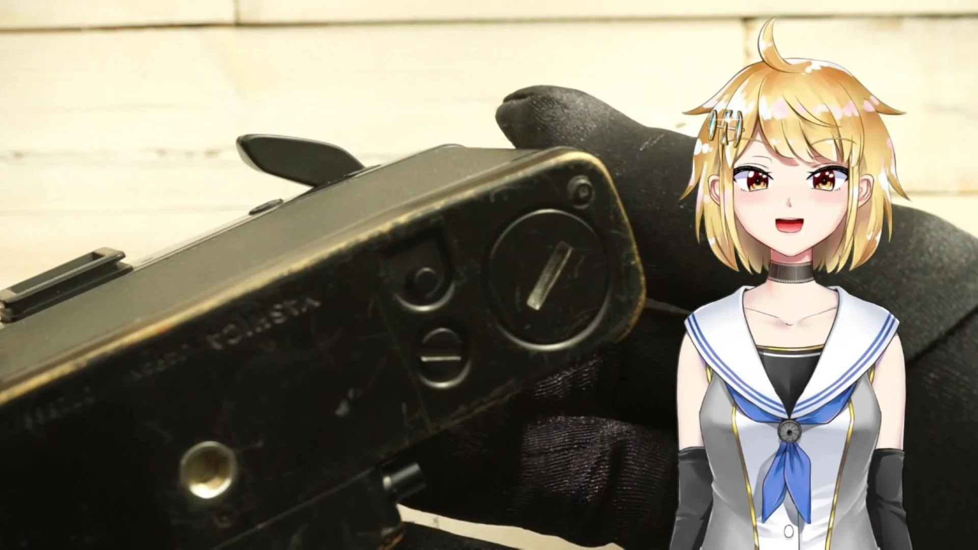 巻き上げレバーを下から見たところ