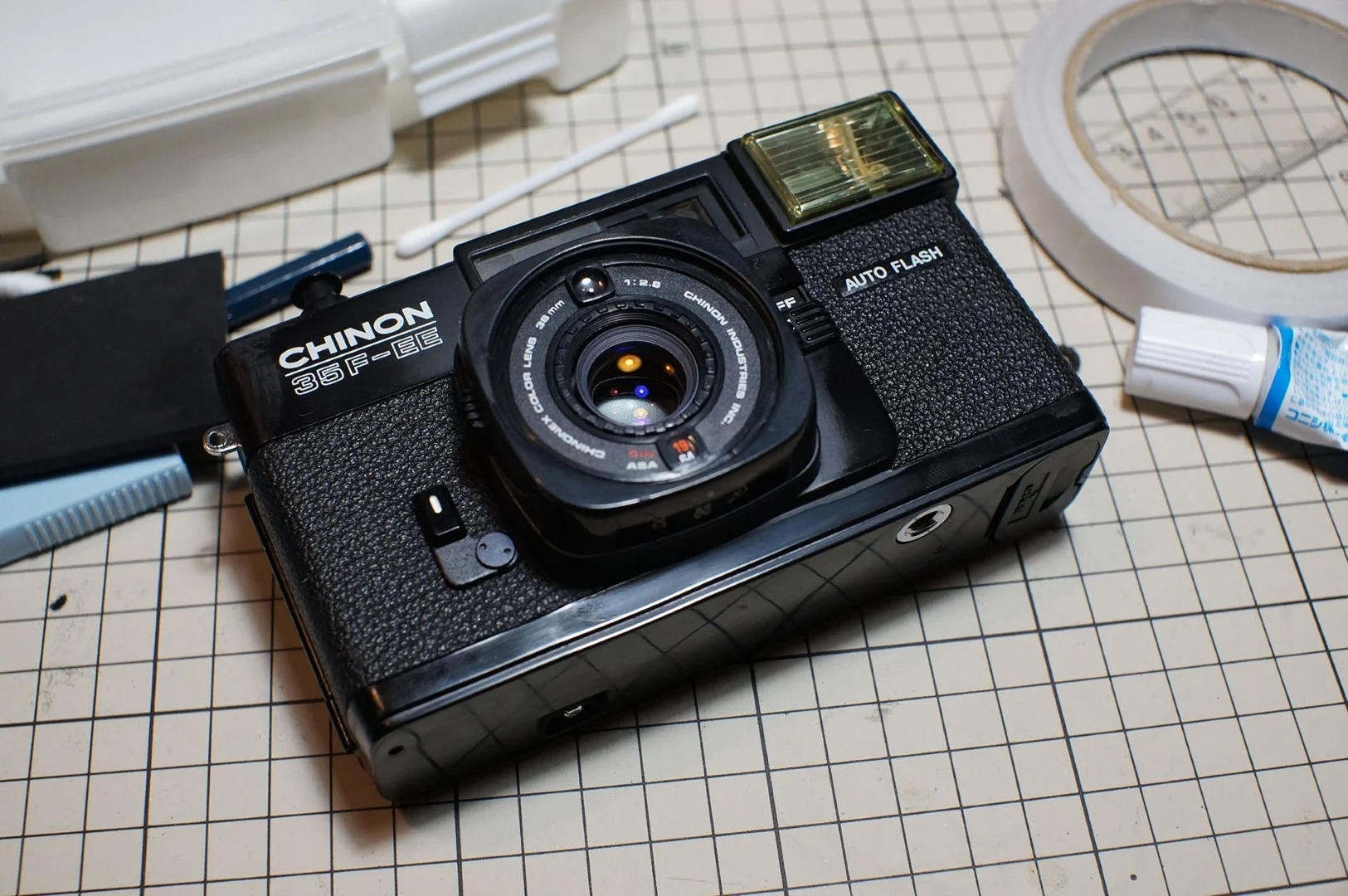 CHINON 35F-EEの分解修理メモ