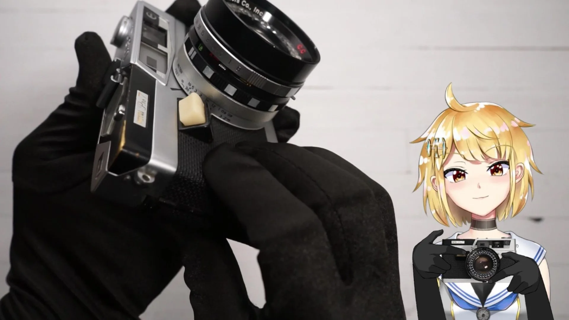 斜めのシャターボタン