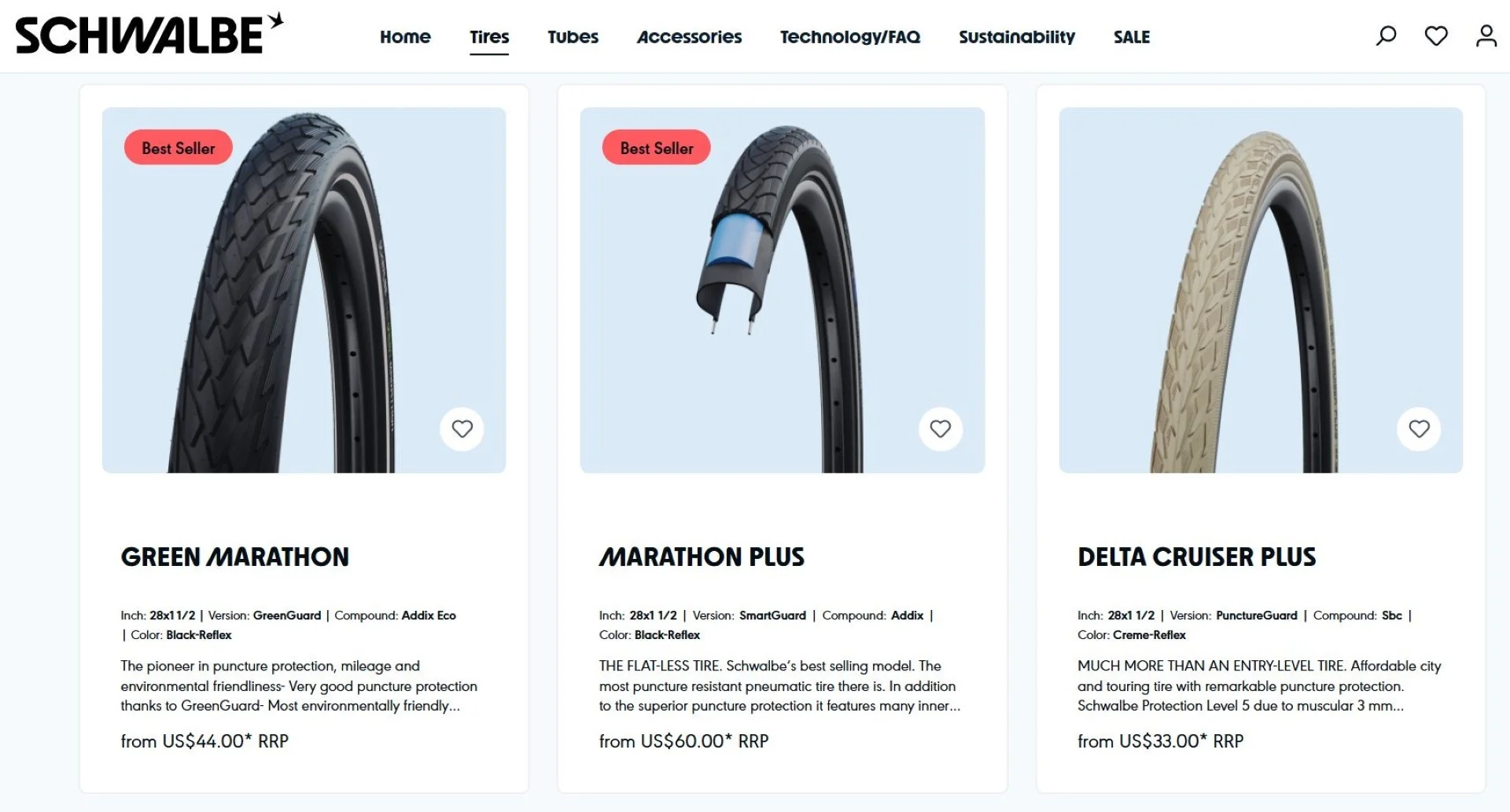 シュワルベの700Bタイヤ