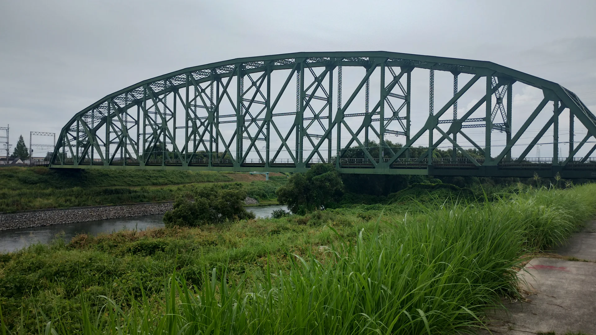 近鉄京都線の澱川橋梁