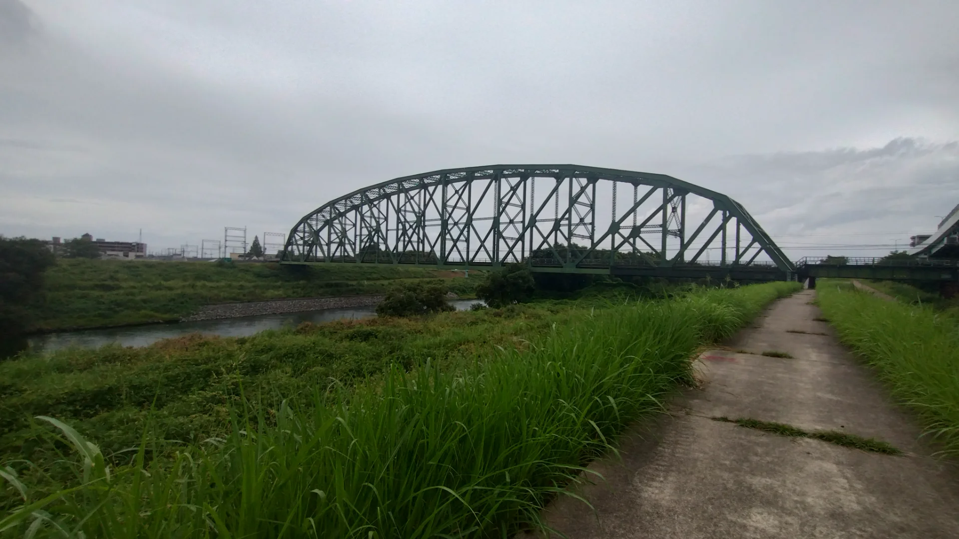 近鉄京都線の澱川橋梁