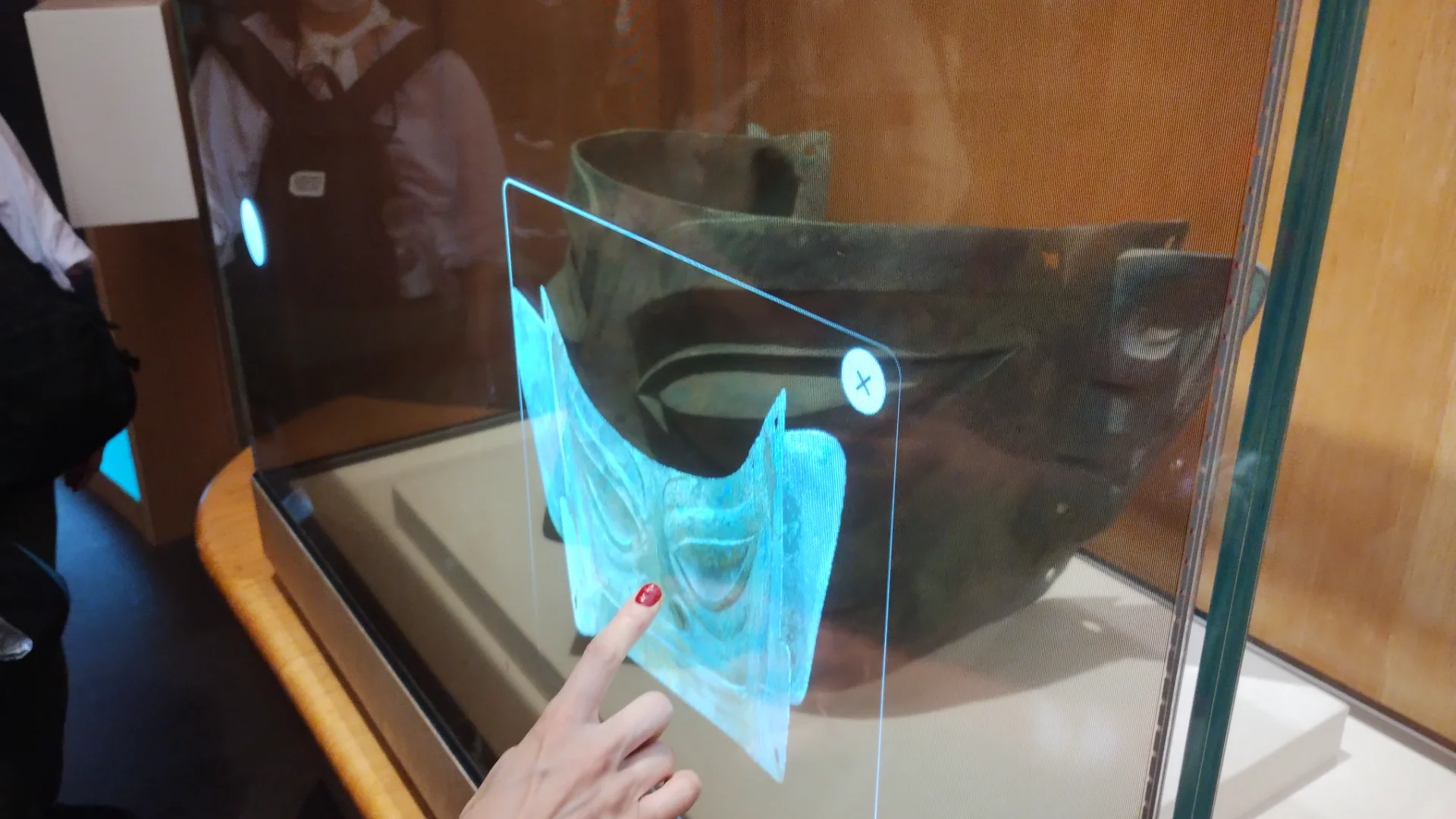 中国館のガラスケース