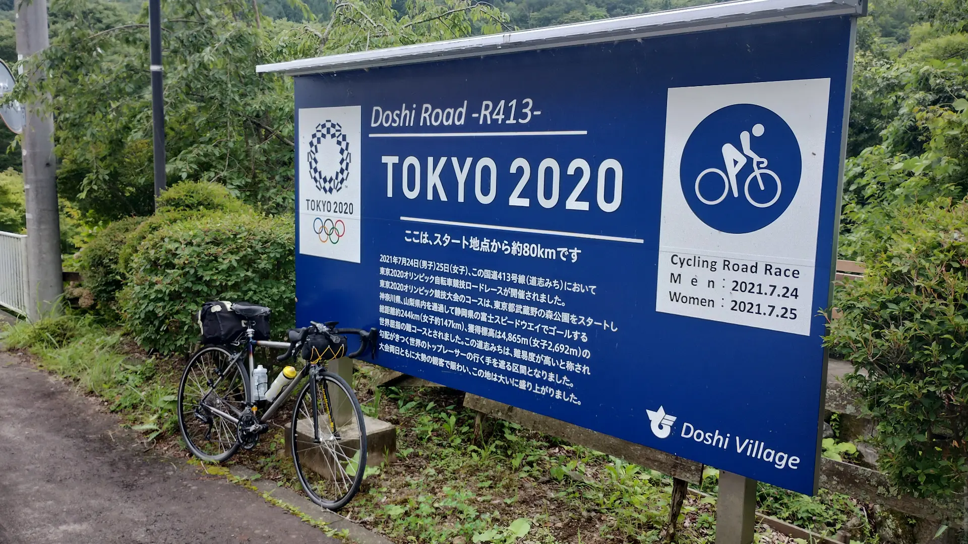 東京オリンピックの看板