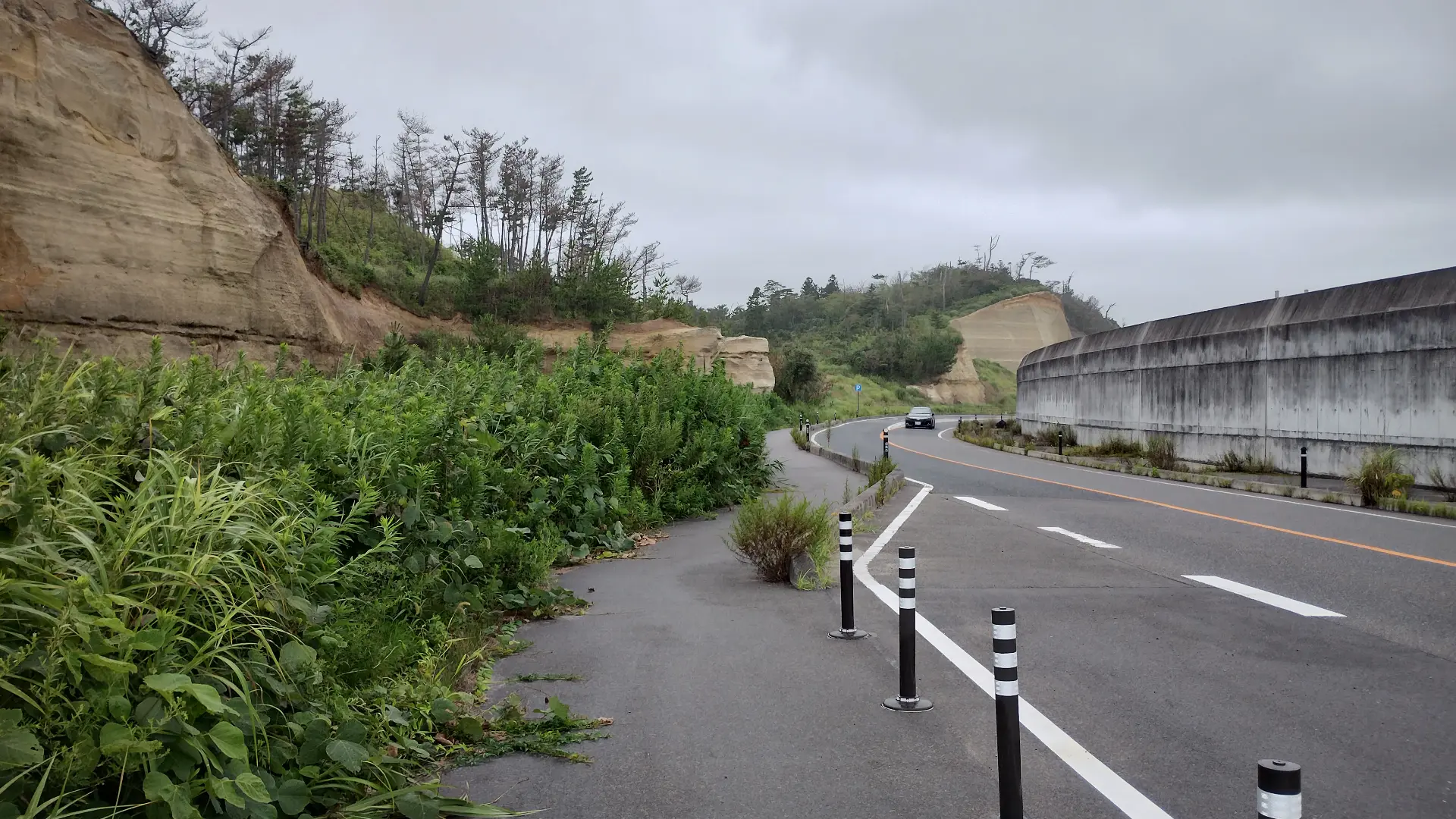 松川浦海食崖