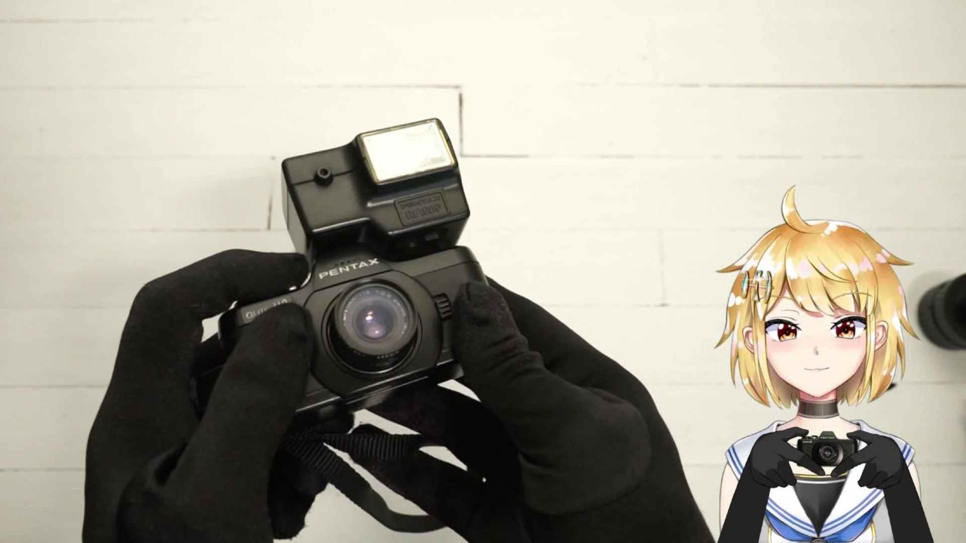 ストロボ取り付け状態