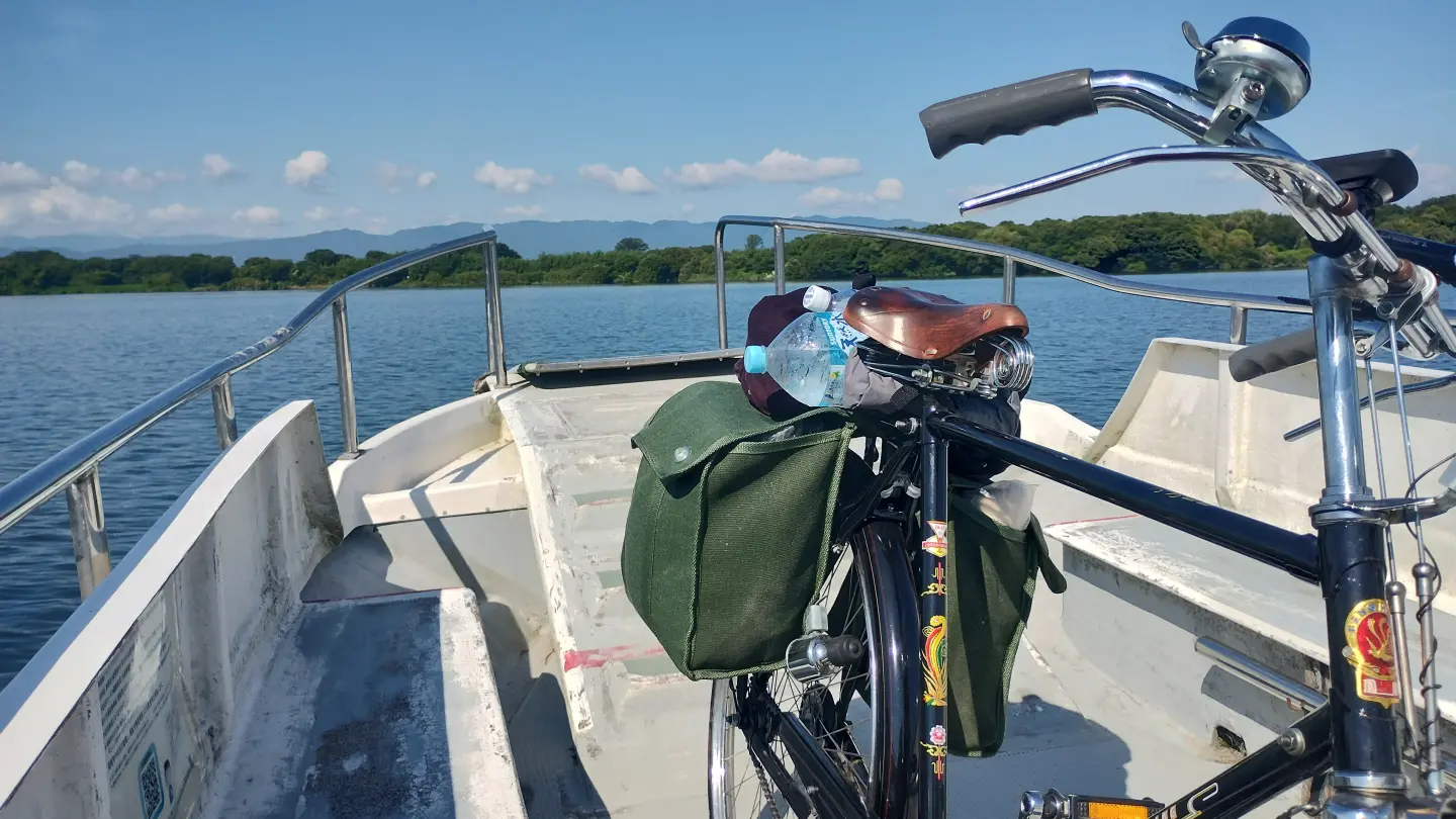 上海鳳凰ZA42 2025年9月 木曽川西中野渡船にて