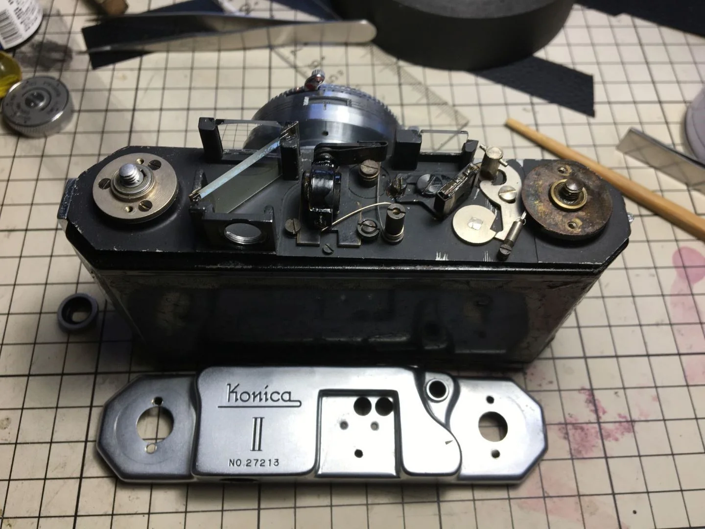 トップカバー内部