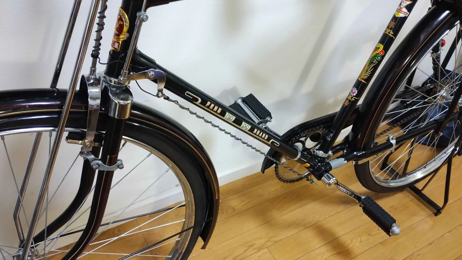 ブレーキロッドに巻き付ける