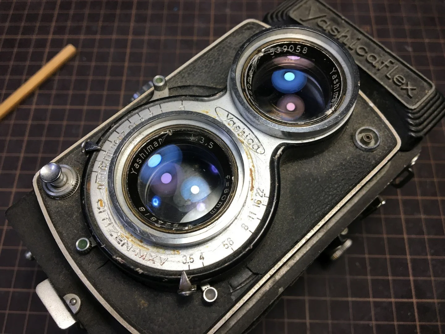 レンズだけ拭いた写真