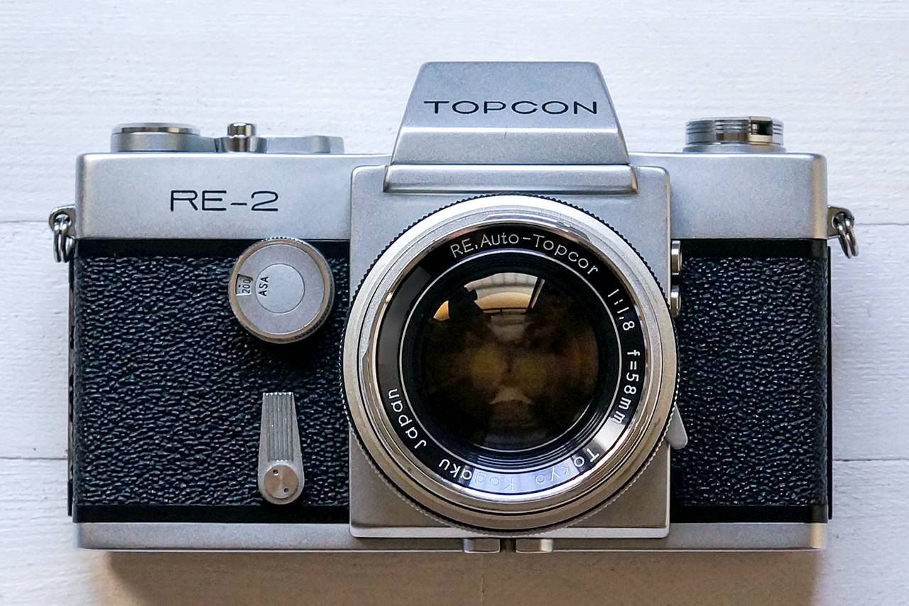 ⭐️名品⭐️ TOPCON RE-2  レンズ2本付 (58mm 135mm )問題なく変化してます